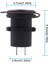 Evrensel Araba Tek Bağlantı Noktalı USB Şarj Güç Çıkışı Adaptörü 2.4A 5 V IP66 LED Dijital Voltmetre + Ampermetre + 60 cm Kablo ile (Yurt Dışından) 3