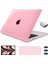 MacBook Air 13.6 Inç Kılıf Pembe 2022 2023 Sürümü A2681 M2 Çip ile Uyumlu, Touch Id, Plastik Şeffaf Pembe Kabuk ve Klavye Kapağı ve Air 13.6 M2 Için USB C - USB Adaptörü, Şeffaf Pe (Yurt Dışından) 1