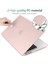 MacBook Air 13.6 Inç Kılıf 2022 Piyasaya Sürüldü M2 Çipli A2681, Klavye Kılıfı ve MacBook Air M2 Kılıfı ile Uyumlu Kamera Kılıfı ile Dizüstü Bilgisayar Sert Kabuk Kılıfları, Pembe (Yurt Dışından) 4