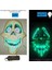 Kumandalı Neon LED Işıklı Gülen Kurukafa Maskesi Yeşil Renk Hawaretrohallow 1