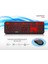 Round KM-6282 Kırmızı/Siyah Kablosuz Q Multimedia Klavye + Mouse Set 1