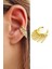 Zirkon Taş Detaylı 925 Ayar Gümüş Earcuff Kıkırdak Küpe 1