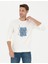 Pierre Cardin Erkek Ekru Regular Fit Sweatshirt 50273417-VR019 3