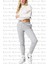 Sportswear Essential Fleece Jogger Standart Kesim Kadın Gri Eşofman Altı 4