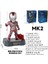 Egg ATTACK002 Iron Man 2 Q Versiyonu Mk3 Mk2 Aydınlık Stand Marvel Figürü (Yurt Dışından) 2