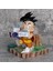 Süt Goku Krillin Dragon Ball Çocukluk Goku Çocukluk Krillin Uygulama Gölge Izleri Süt Gk Şekil Süsleme (Yurt Dışından) 3