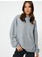 Oversize Sweatshirt Bisiklet Yaka Balon Kollu 2