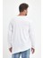Uzun Kollu Asimetrik ve Pis Kesim Detaylı Geniş Yaka Rahat Kesim T-Shirt 2