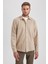 Regular Fit Polo Yaka Pamuklu Basic Düz Uzun Kollu Gömlek A5649AX23AU 6