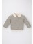 Kız Bebek Polo Yaka Çizgili Sweatshirt A9897A523AU 5