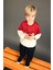 Erkek Bebek Bisiklet Yaka Renk Bloklu İçi Yumuşak Tüylü Sweatshirt A9753A523AU 3