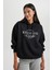 Oversize Fit Kapüşonlu Kalın Sweatshirt B4055AX23AU 3