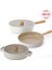 Fika Bej 5 Parça Pratik 26 cm Tencere Tava Wok Set 1