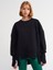 40111 Oversize Sweatshırt-Siyah 1