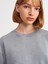 40144 Bisiklet Yaka Sweatshirt-Gri 4