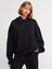 40156 Oversize Pamuklu Sweatshirt-Siyah 1