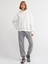 40156 Oversize Pamuklu Sweatshirt-Ekru 3