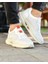 0348 Deri Beyaz Sneaker Erkek Ayakkabı 1