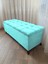 Yeni Model Lüks Çizgi Kapitoneli Sandıklı Puf Bench (120*45) Ceviz Ayak 1