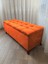 Yeni Model Lüks Çizgi Kapitoneli Sandıklı Puf Bench Ceviz Ayak (110*45) 1