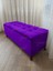 Yeni Model Lüks Çizgi Kapitoneli Sandıklı Puf Bench Ceviz Ayak (110*45) 1