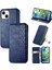 iPhone 14 Kart Tutuculu Cüzdan Pu Deri Çevirme Çubuğu Telefon Kılıfı (Yurt Dışından) 1