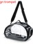 Qıchu Moda Şeffaf Kedi Çantası Tote Omuz Nefes Köpek Outing Omuz Crossbody Çanta Katlanabilir Çok Kullanımlı Pet Çanta (Yurt Dışından) 2