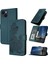 iPhone 14 Plus Flip Deri Manyetik Koruyucu Cüzdan Bilek Kayışı Telefon Kılıfı (Yurt Dışından) 1