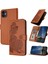 iPhone 11 Flip Deri Manyetik Koruyucu Cüzdan Bilek Kayışı Telefon Kılıfı (Yurt Dışından) 1