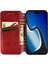 iPhone 15 Kart Tutuculu Cüzdan Pu Deri Çevirme Çubuğu Telefon Kılıfı (Yurt Dışından) 3