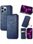 iPhone 13 Pro Max Kart Tutuculu Cüzdan Pu Deri Çevirme Çubuğu Telefon Kılıfı (Yurt Dışından) 1