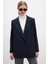 Lacivert Klasik Blazer 2