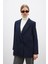 Lacivert Klasik Blazer 3