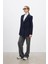 Lacivert Klasik Blazer 4