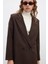 Kahverengi Klasik Blazer 4