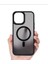 Bufalo Glass iPhone 13 Pro MagSafe Uyumlu Magnific Dark Black Case Premium Siyah Kılıf 2