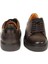 75162 Erkek Kahverengi Deri Sneaker Ayakkabı 5