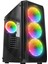 X-Racer Peak 600W Temperli Camlı 4*12CM Rgb Fan Mid-Tower Gaming Oyuncu Kasası 1