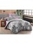 Ines Flanel Nevresim Takımı King Size V1-Gri 2