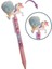 Unicorn Ponponlu Versatil Kalem Mavi 1 Adet Tek Boynuzlu Pompom 0,7 Uçlu Kalem Hediye Kalem Figürlü Sevimli Kalem 1