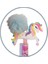 Unicorn Ponponlu Versatil Kalem Mavi 1 Adet Tek Boynuzlu Pompom 0,7 Uçlu Kalem Hediye Kalem Figürlü Sevimli Kalem 3