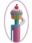 Cupcake Versatil Kalem Pembe 1 Adet Pasta Kapkek Figürlü 0,7 Uçlu Kalem Hediye Kalem Sevimli Kalem 3