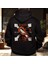 Of Section Snake Illüstratif Baskılı Oversize Hoodie Sweatshirt Siyah 1
