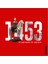 1453 Fatih Sultan Mehmet Baskılı Bisiklet Yaka 100% Pamuklu Tişört Kırmızı 2