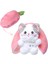 Kedi Peluş Doldurulmuş Hayvanlar, Kawaii Squishy Sevimli Ters Çevrilebilir Çilek Kedi Zip Peluş'a Dönüşür, Bebek ve Kız Arkadaşı Hediyesi Için Çilek Stuffie'de Komik Peluş Oyuncak (Yurt Dışından) 1