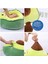 Avokado Doldurulmuş Hayvan Snuggly Peluşlar Meyve Yumuşak Peluş Oyuncak Sarılma Yastık, Sevimli Karikatür Peluş Avokado Kawaii Gıda Şekilli Meyve Yastık Doğum Günü, Sevgililer Günü (Yurt Dışından) 3