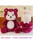 15.7" Chubbier Pembe Teddy Bear Doldurulmuş Hayvan Yastığı, Ağırlıklı Teddy Bear Peluş, Sarılma Için Yumuşak Doldurulmuş Peluş Ayı, Yatma Zamanı Arkadaşı. Cadılar Bayramı Sevgilile (Yurt Dışından) 3