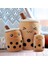 Sevimli Boba Dolması Peluş Kawaii Kabarcık Çay Peluş Yumuşak Yastık Karikatür Süt Çay Bardağı Yastık Gıda Peluş Sarılma Peluş Oyuncaklar Erkekler Kızlar Için Noel Doğum Günü Hediye (Yurt Dışından) 4