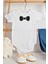 Papyon Baskılı Bebek Alttan Çıtçıtlı Yazılı Body Zıbın - Beyaz 4