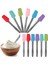 12 Adet Mini Silikon Spatula Kauçuk Küçük Silikon Kazıyıcı Isıya Dayanıklı Yapışmaz Esnek Mutfak Spatula Islak Evcil Hayvan Maması Kavanoz Pişirme Pişirme Buzlanma Karıştırma Aracı (Yurt Dışından) 1